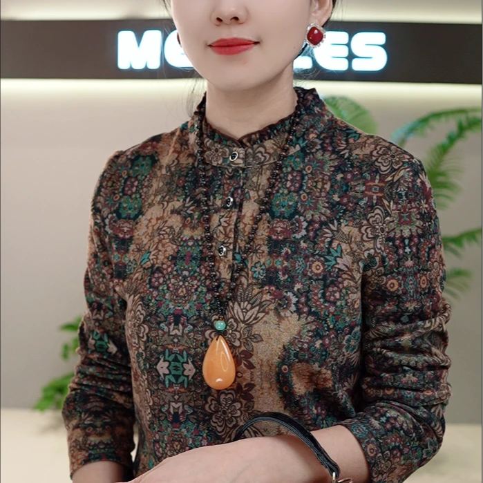 2025年春款法式气质显瘦诗意高贵衬衣Q24CC1927