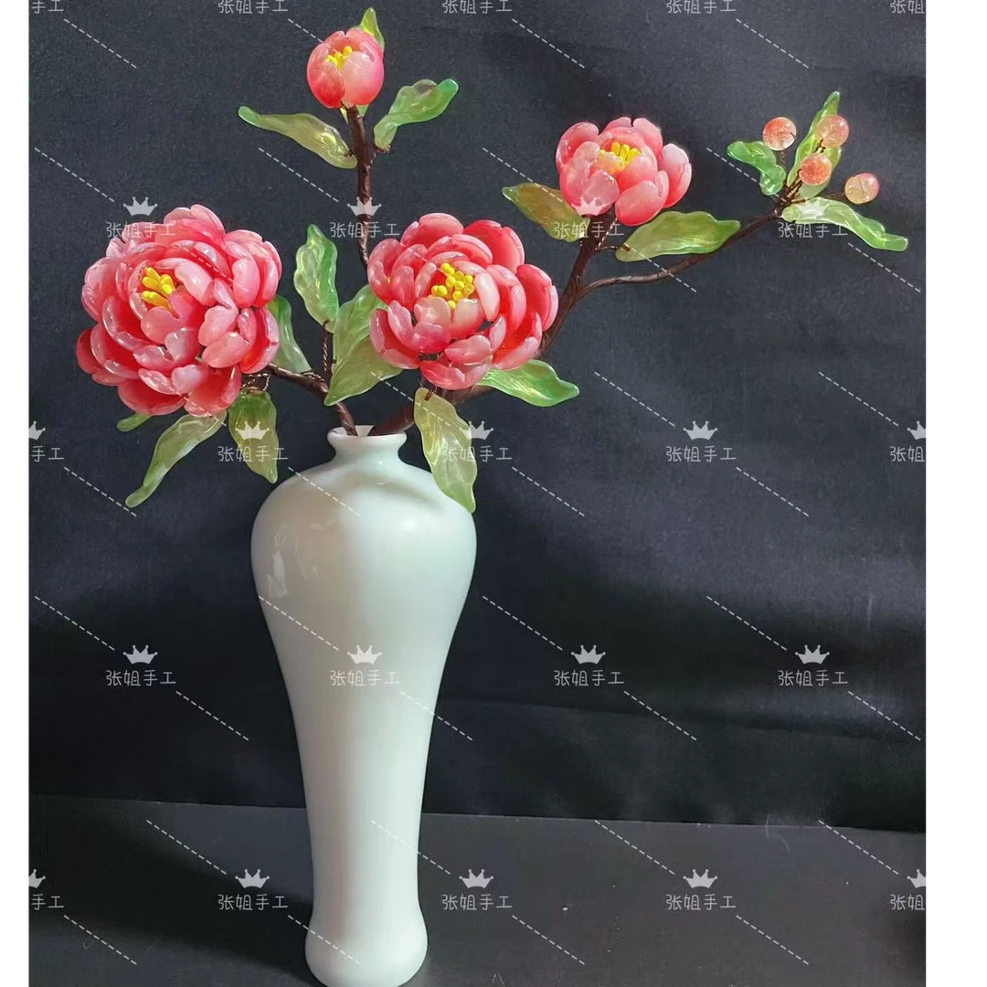 琉璃花仙芍药（小瓶）   DIY材料包