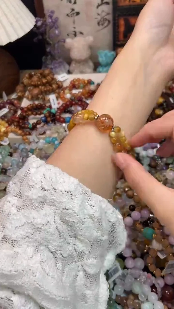 未镶嵌手链黄晶437