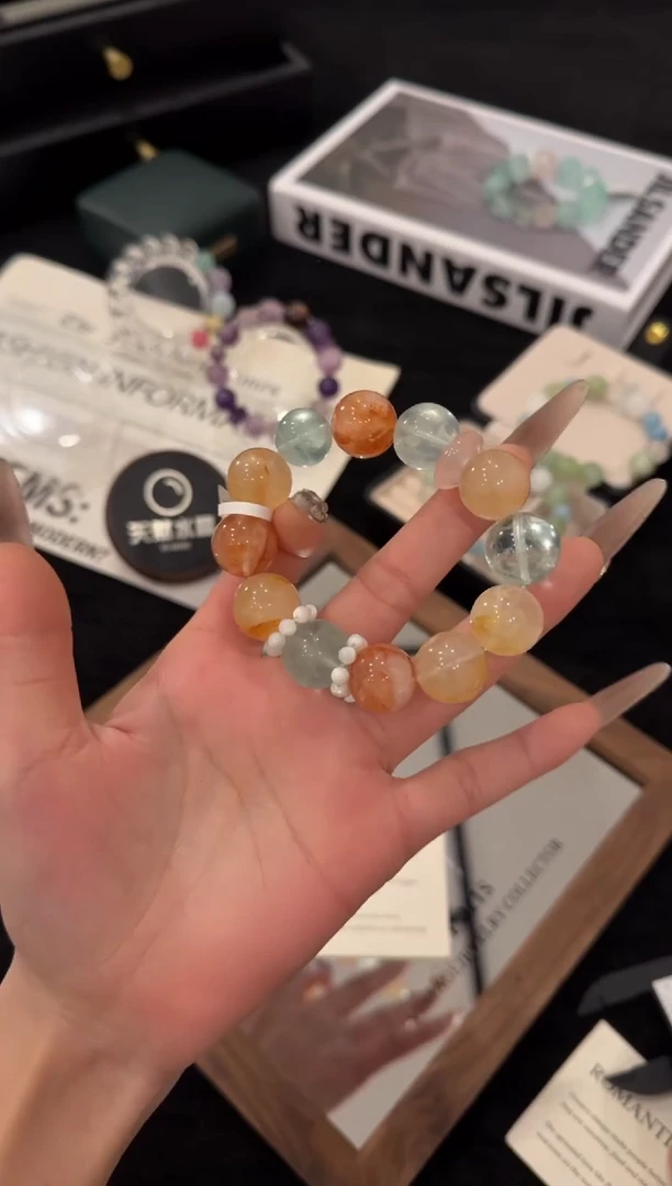 未镶嵌手链水晶海棠温柔x3503