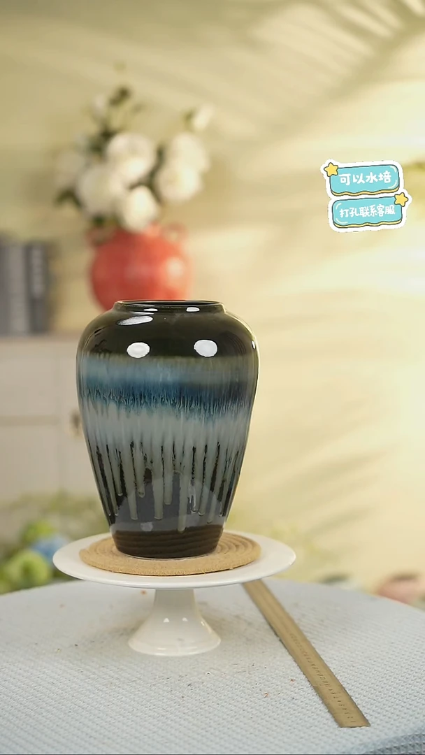 景德镇高温陶瓷花瓶摆件