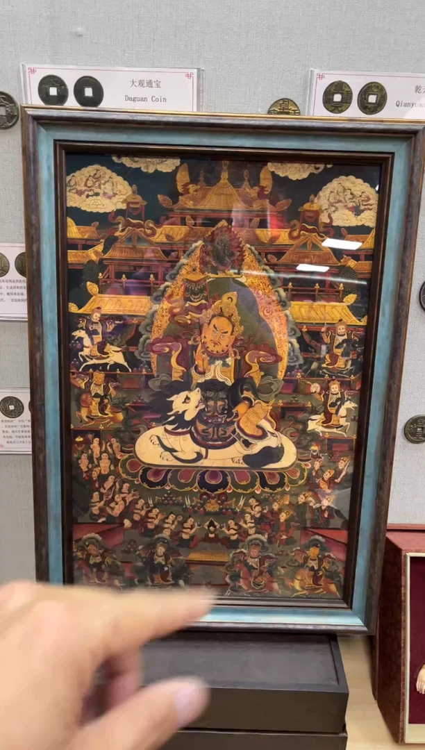 卷轴画老三的唐卡tk16