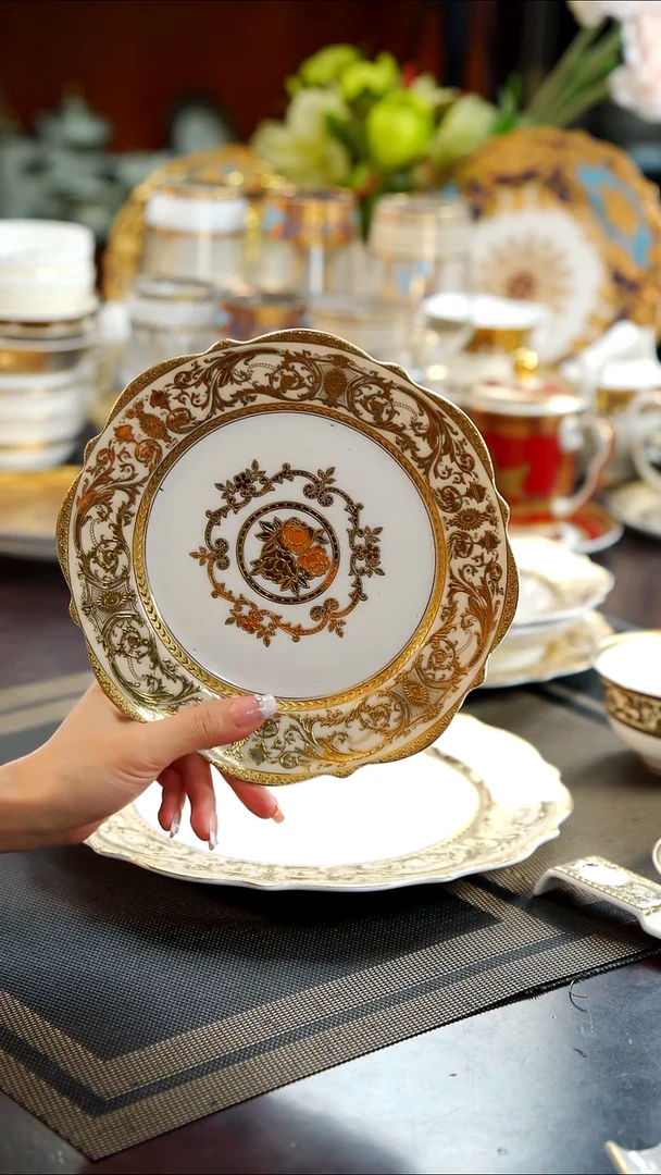 瓷片8英寸平盘 1个