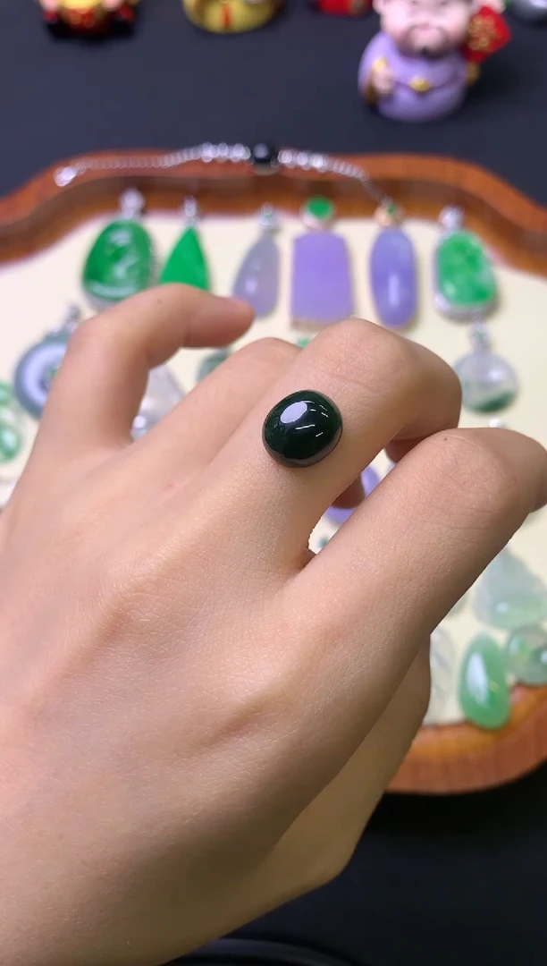 定制翡翠未镶嵌裸石（镶嵌定制）