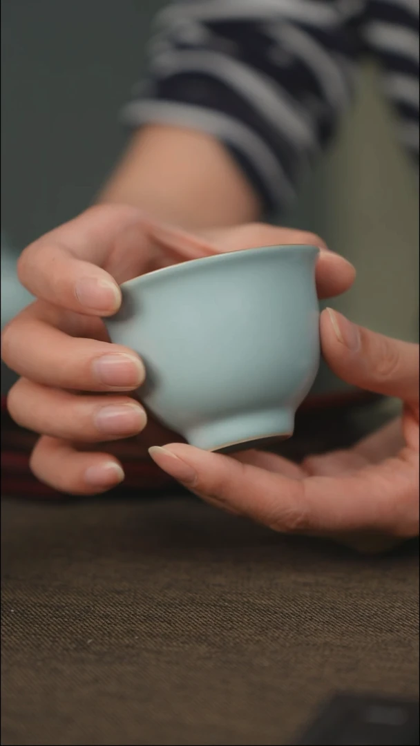 微微瑕 圆融杯 无底款