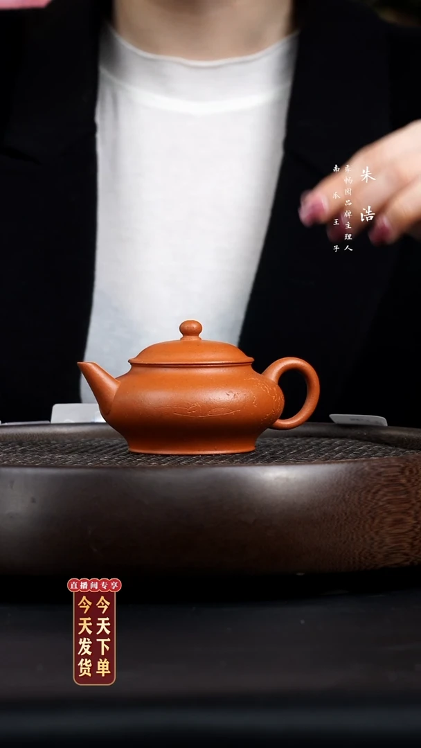【闪购商品】紫砂茶壶0211早直播LR水平红皮龙