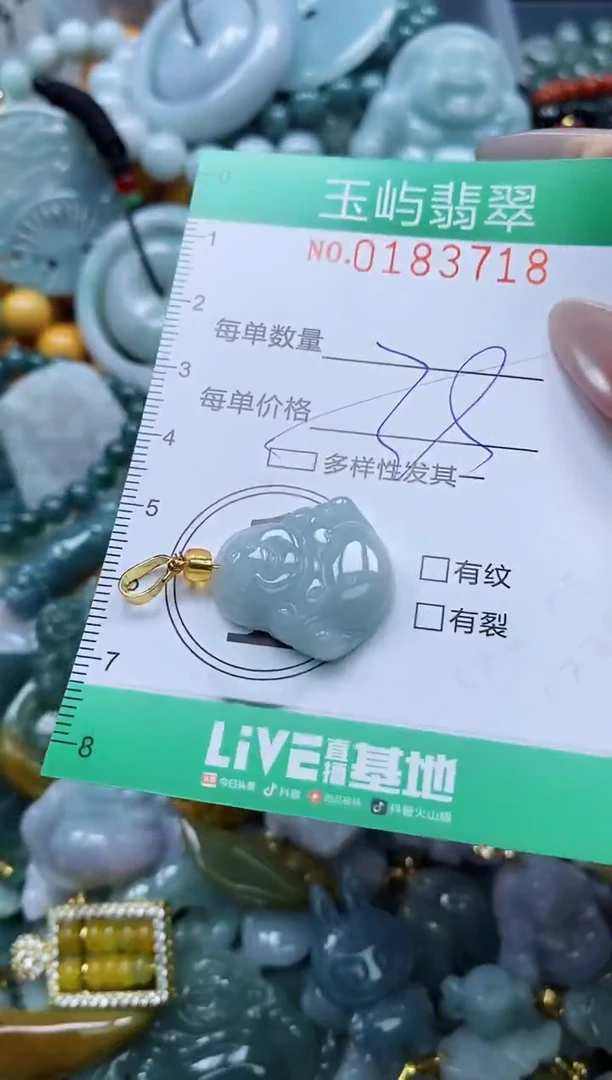 翡翠未镶嵌颈饰闪购0183718多样性发其一