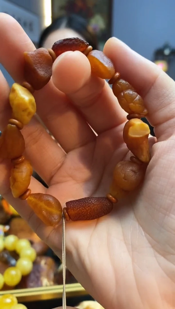 手串琥珀未镶嵌手串