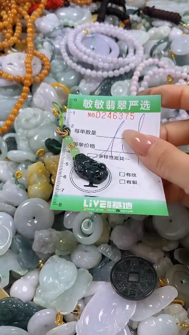 翡翠未镶嵌颈饰闪购0246375
