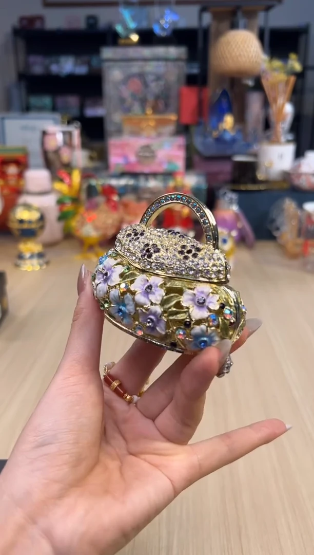 192七宝紫色大花包