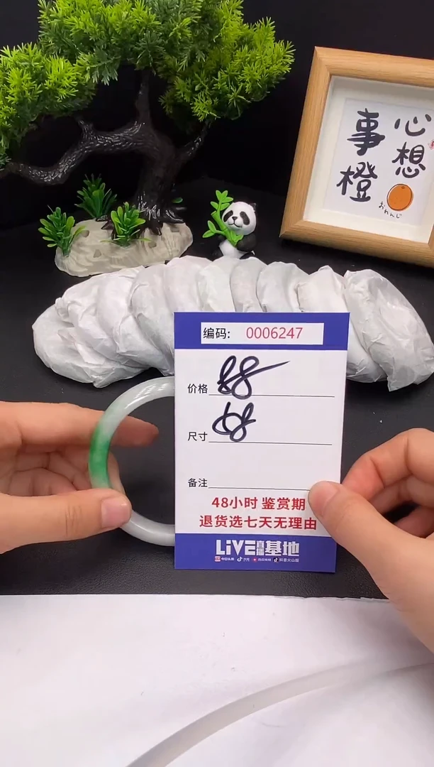 未镶嵌手镯翡翠0006247