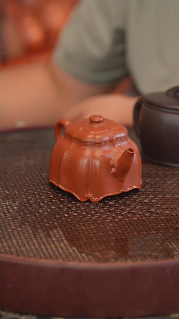 茶壶紫砂朱*原矿手工制作