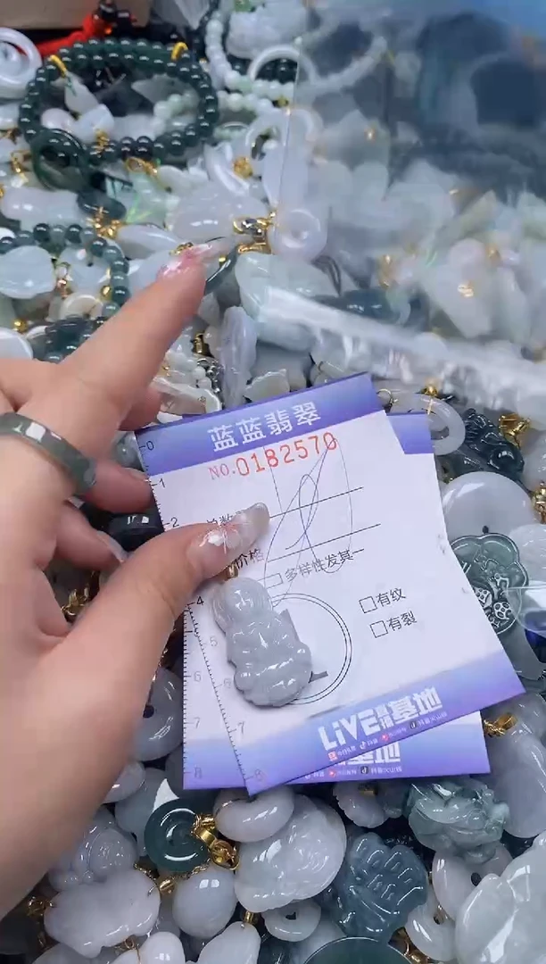 【闪购商品】翡翠颈饰未镶嵌闪购0182570多样性发其一