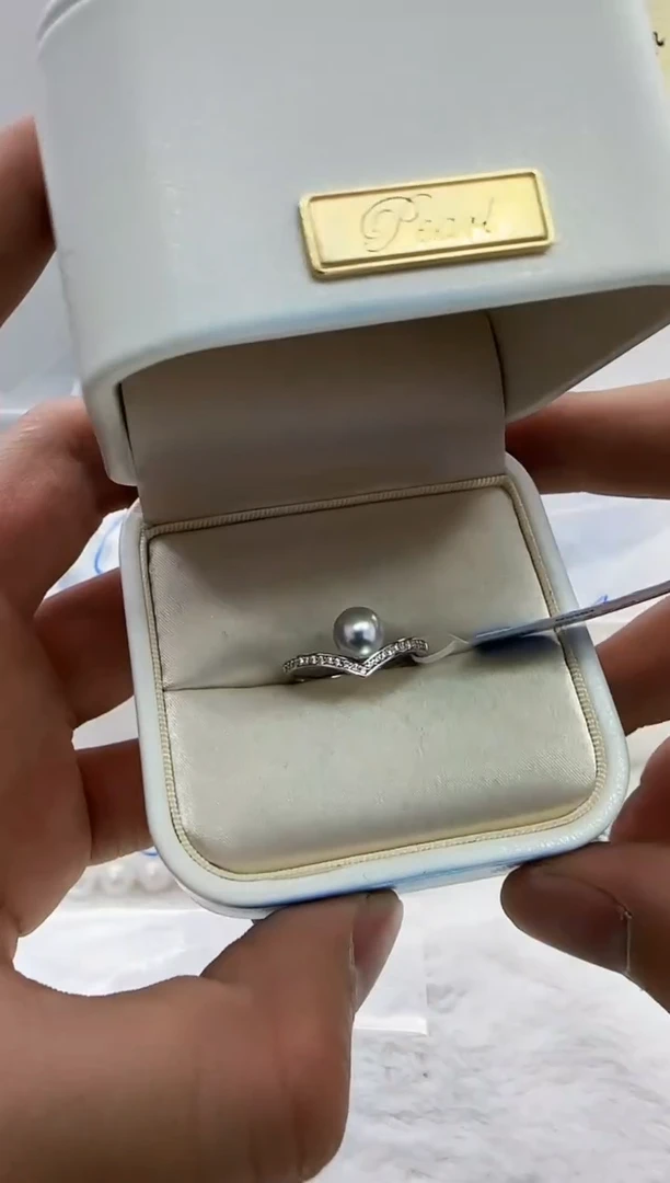 【闪购商品】海水珍珠DA银S925镶嵌c858 珍珠7