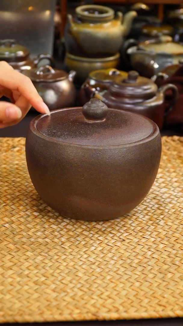 茶壶紫砂纯自然柴烧