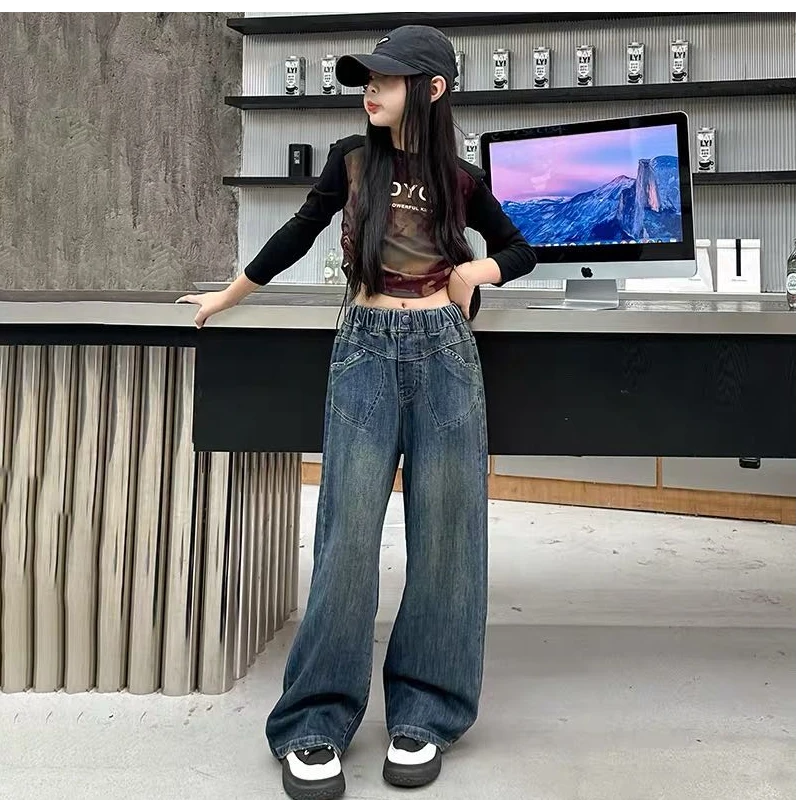 9593高端专享秋款牛仔裤蓝色