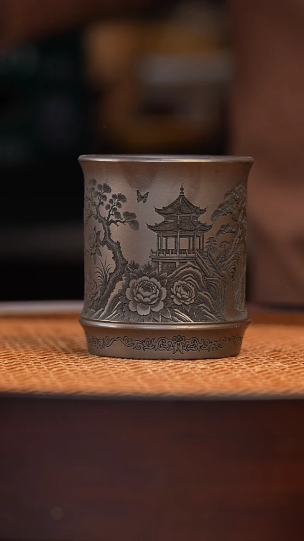 宜兴全手工紫砂杯