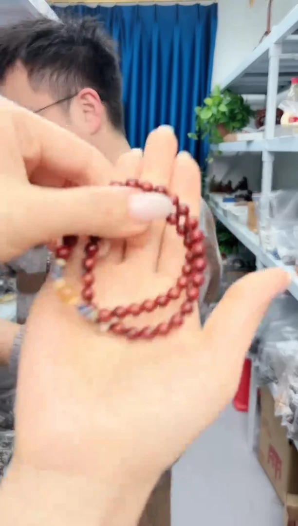 【闪购商品】檀香紫檀（小叶紫檀）手串/手链手工结双圈