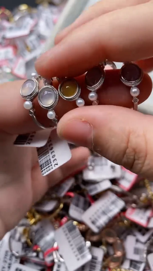 【闪购商品】翡翠戒指银S925镶嵌多样性发货介意勿拍