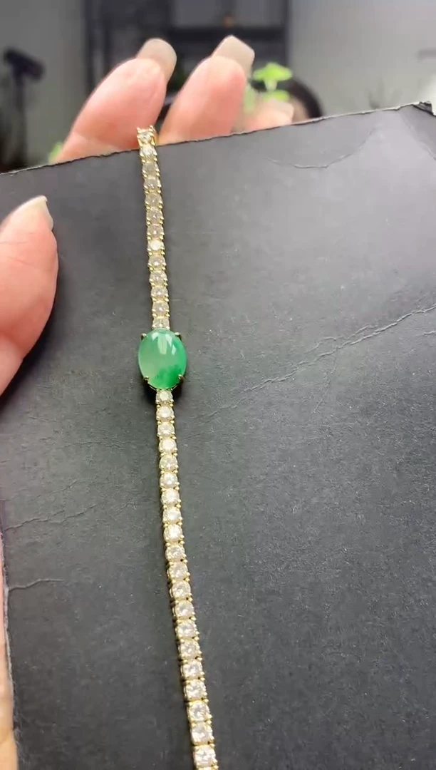 未镶嵌手链石英质玉手链