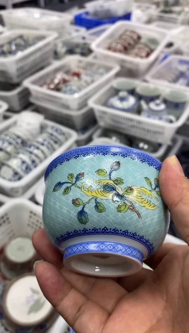 陶瓷景德茶具容量约80