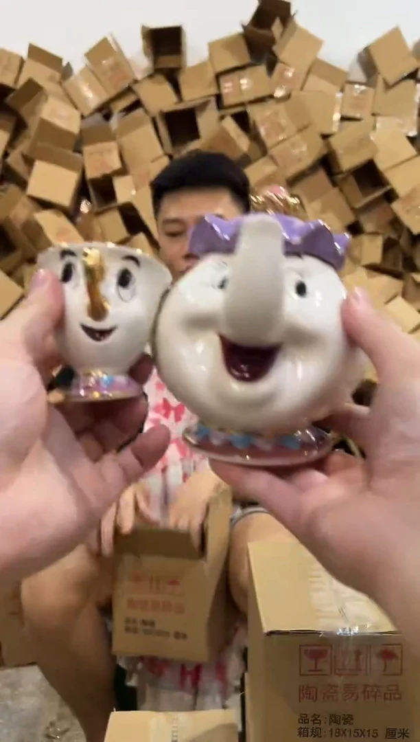 瓷片茶壶太太一壶一杯