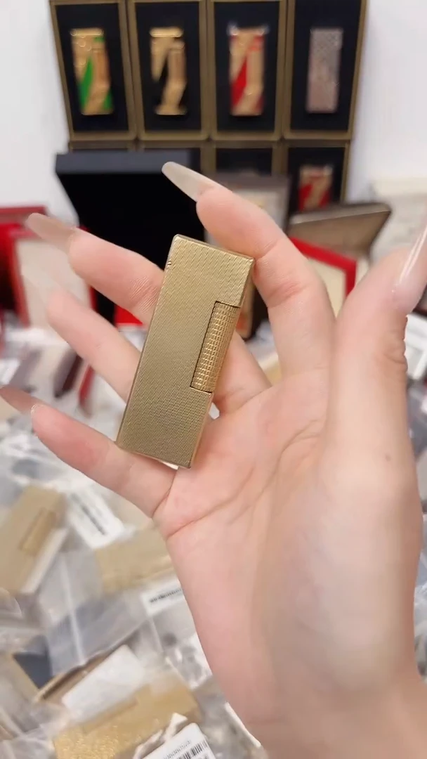 纯铜015登家四代金色编织纹
