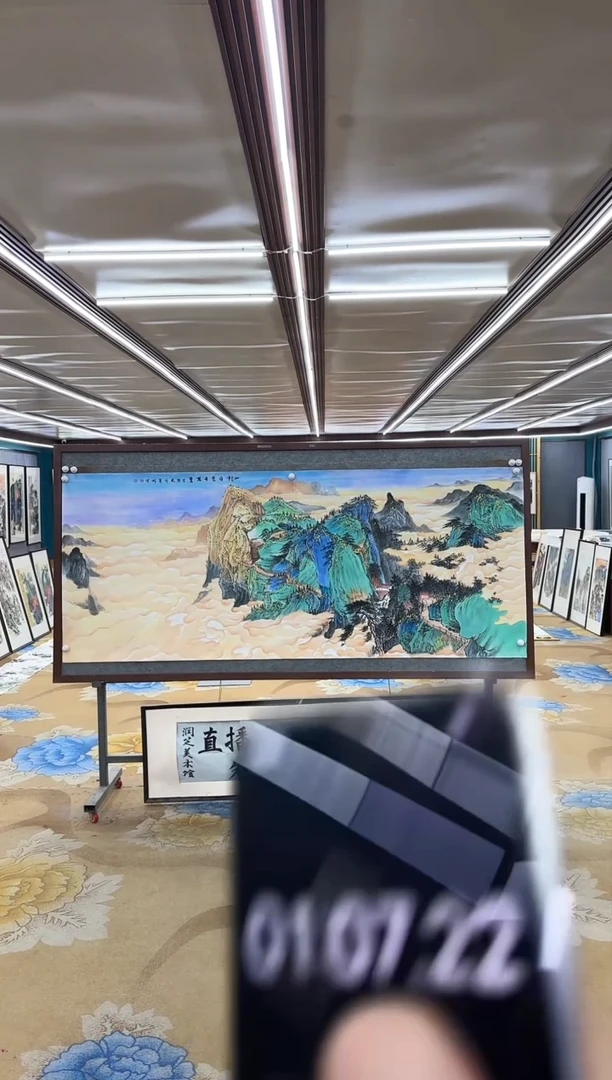 绘画DC申青林-八尺-山水国画