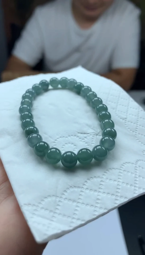 颈饰未镶嵌翡翠翡翠珠链