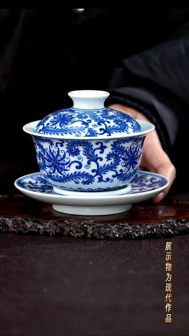 杯子瓷景德镇全手工手绘瓷器！