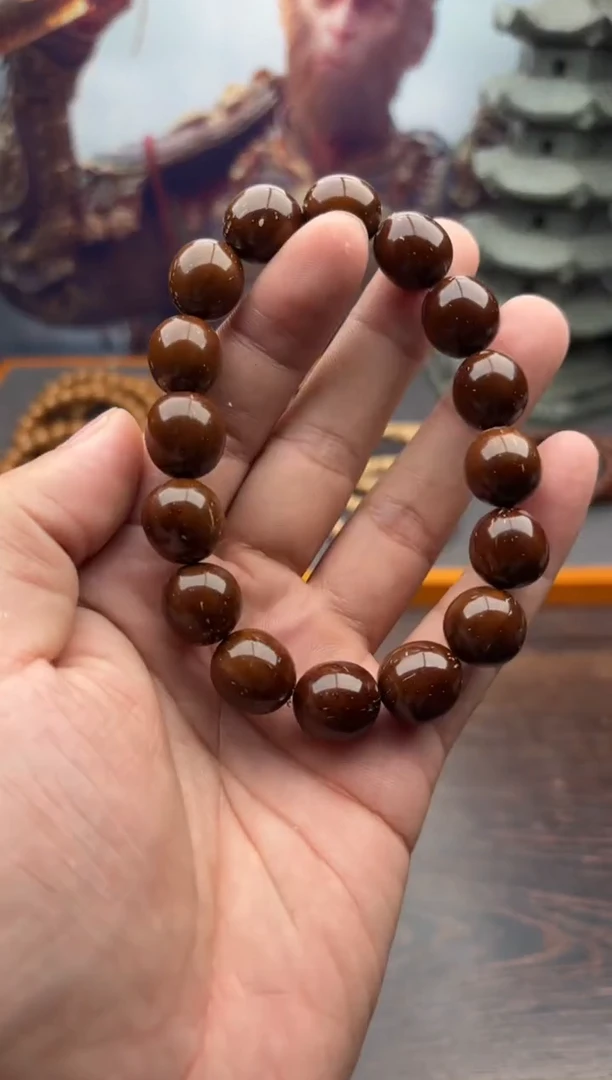 紫金鼠手串3号光珠