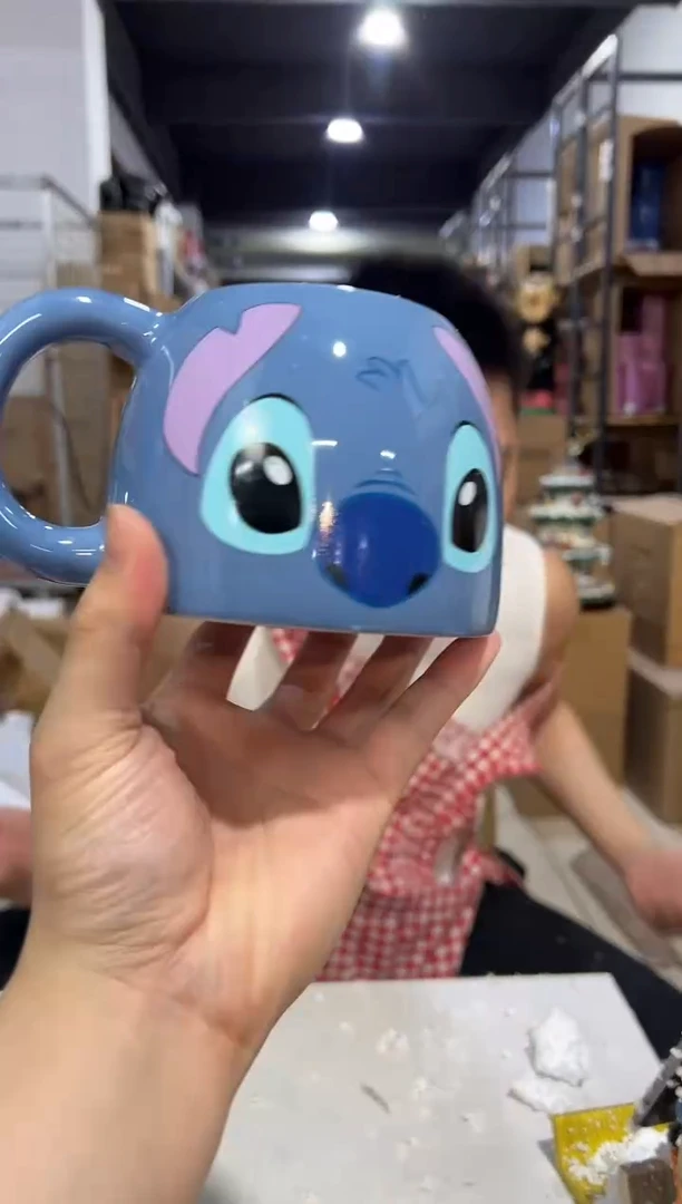 瓷片史迪仔馒头杯