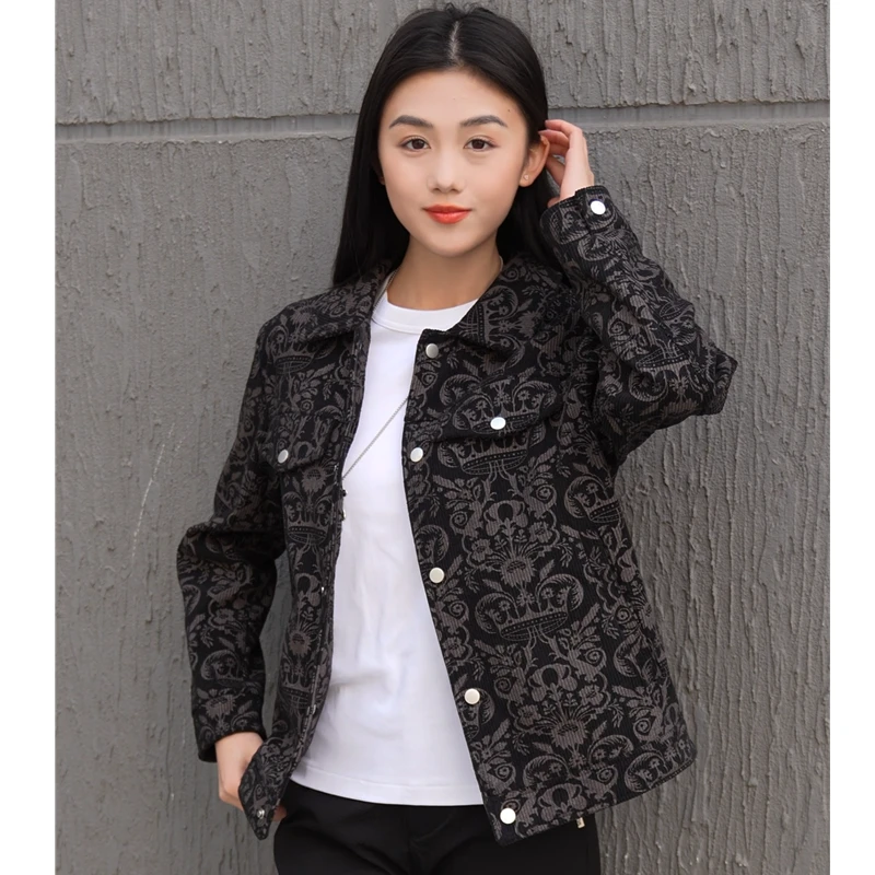 春秋款男士翻领夹克潮流百搭春季韩版轻奢时尚休闲外套上衣服男装