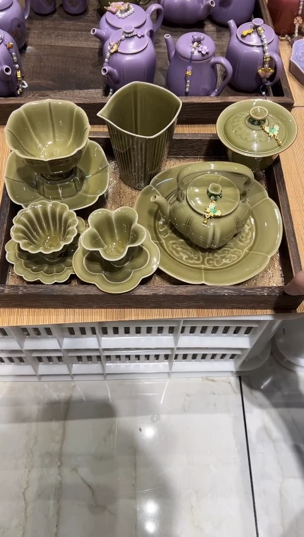 瓷片非微瑕商品，余甘色套组 觅影杯yu【礼盒礼袋】