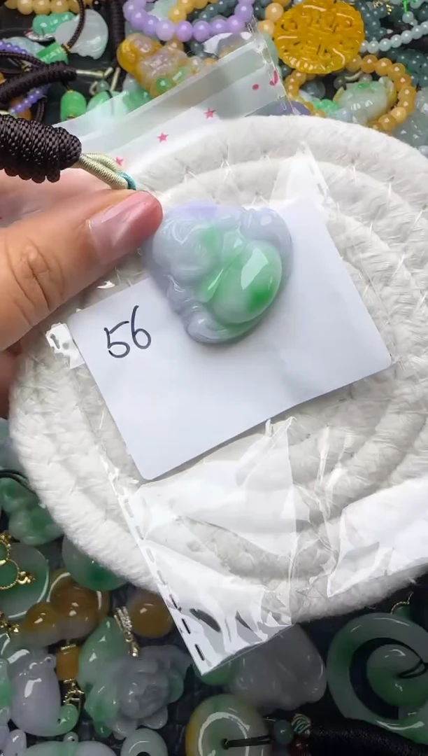 颈饰未镶嵌翡翠缅甸翡翠吊坠