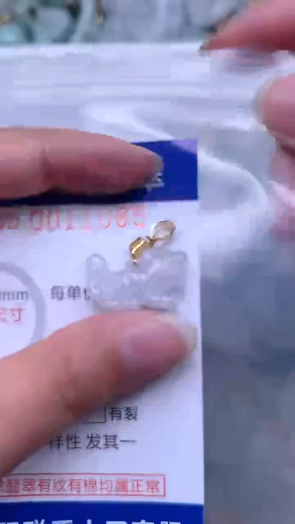 翡翠未镶嵌吊坠(不含链)1