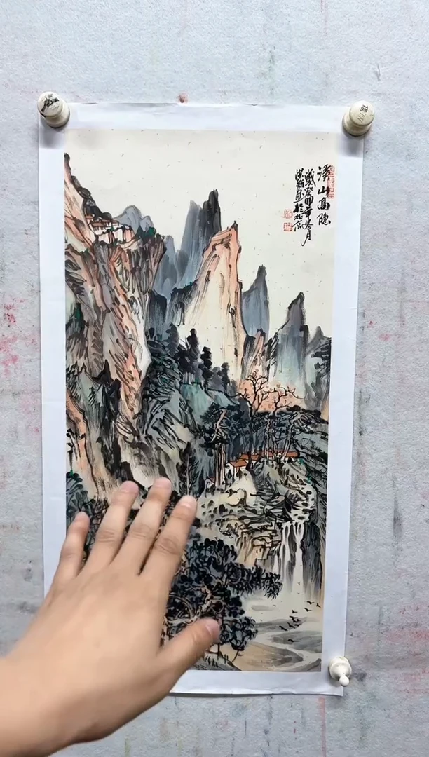 国画赵洪新老师绘画作品