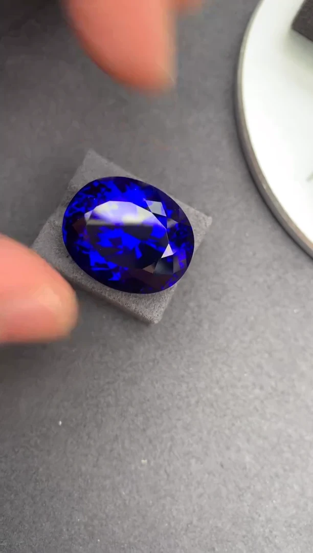 未镶嵌珠宝半成品坦桑石50ct坦桑石  定制   AH