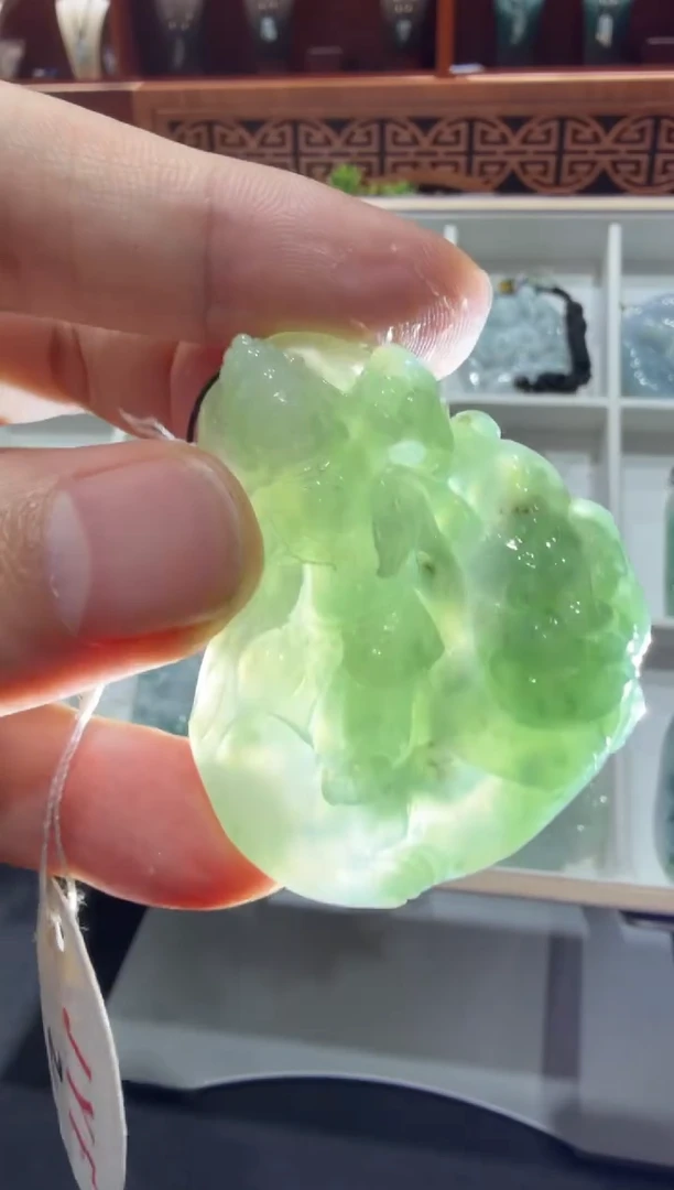 未镶嵌挂件翡翠A货翡翠多样性孤品
