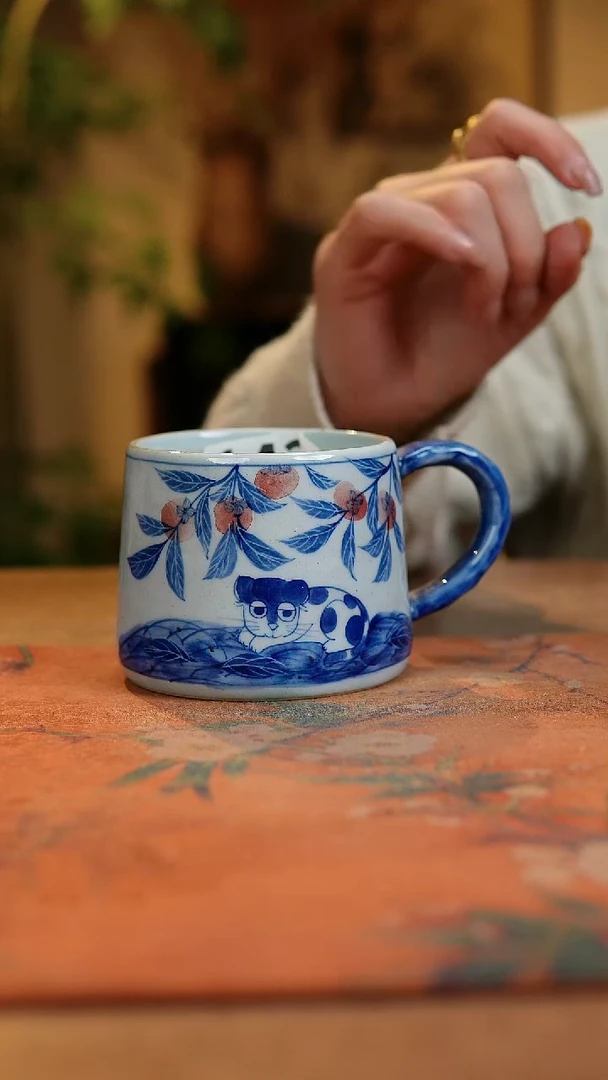 【闪购商品】瓷片143景德镇手工手绘釉下彩高温瓷