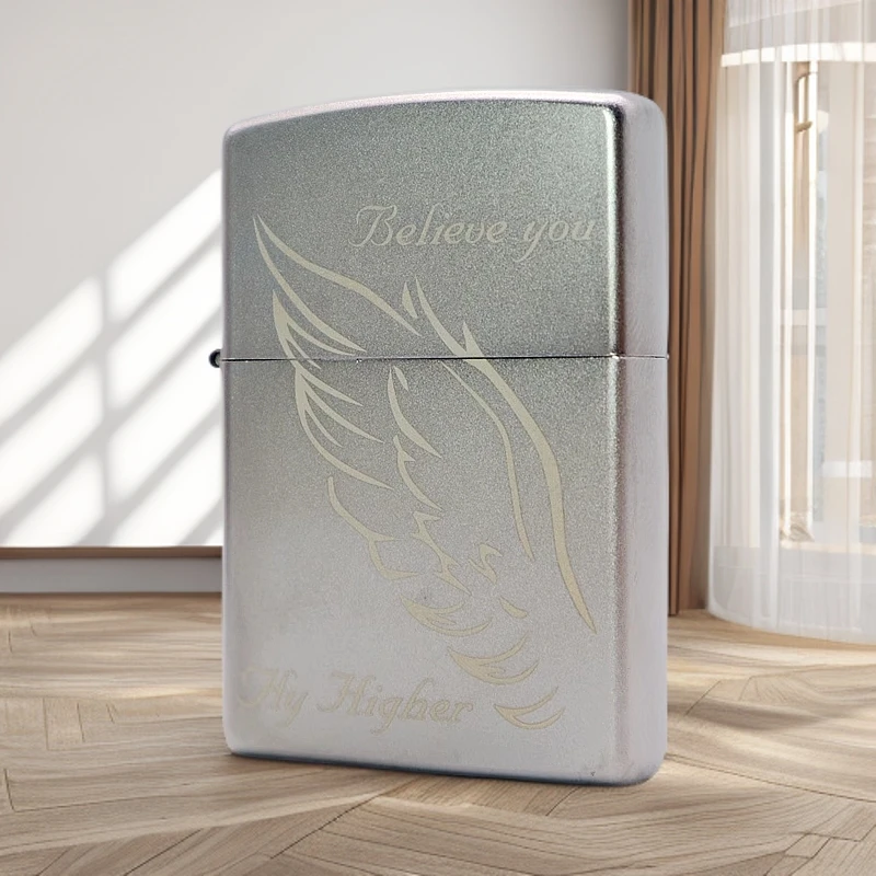 ZIPPO/之宝打火机 天使之翼 锻砂镀铬 中版 205-C-000072 TCJ1