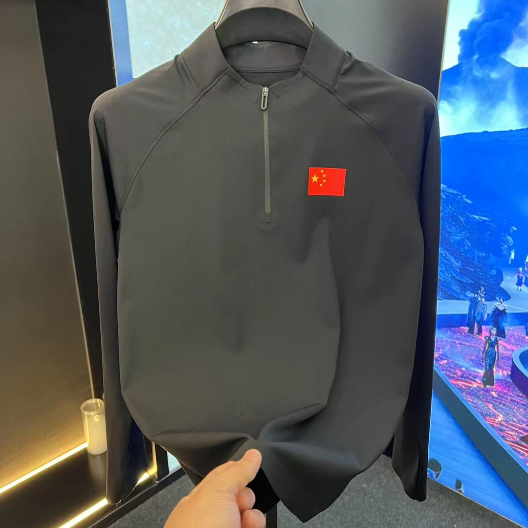 （DBL）2025新款无痕压胶户外速干内搭T恤