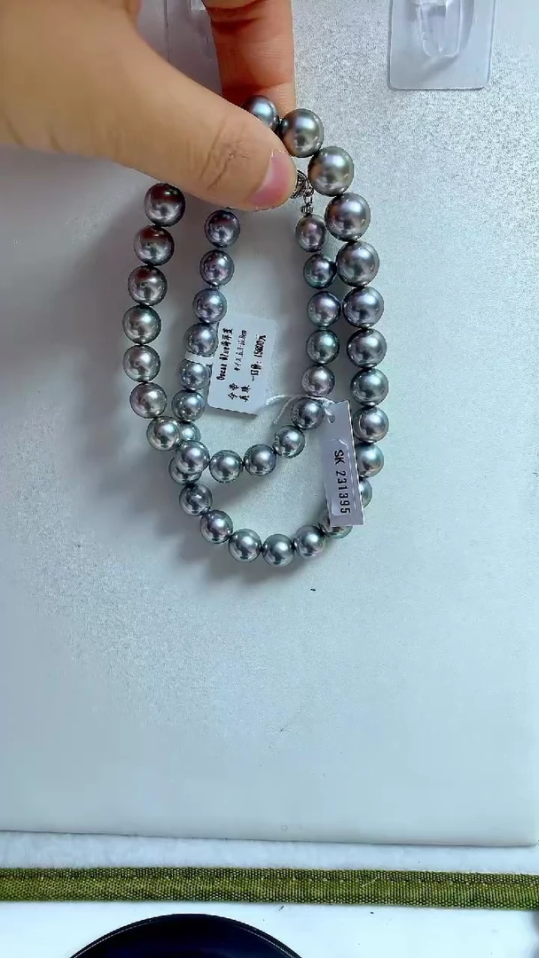 【闪购商品】海水珍珠颈饰未镶嵌海洋蓝8-10.8MM