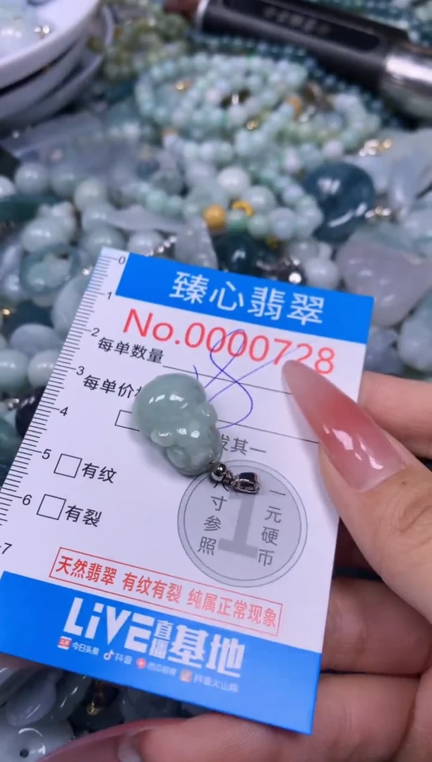 【闪购商品】翡翠颈饰未镶嵌含绳000728
