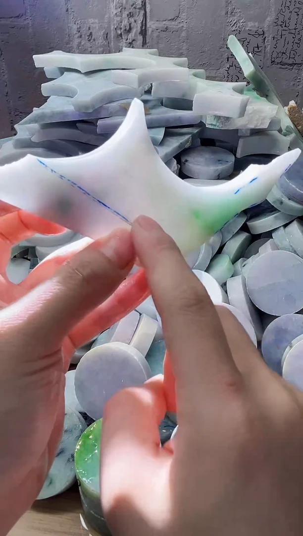 裸石翡翠天然翡翠A货余 南 314