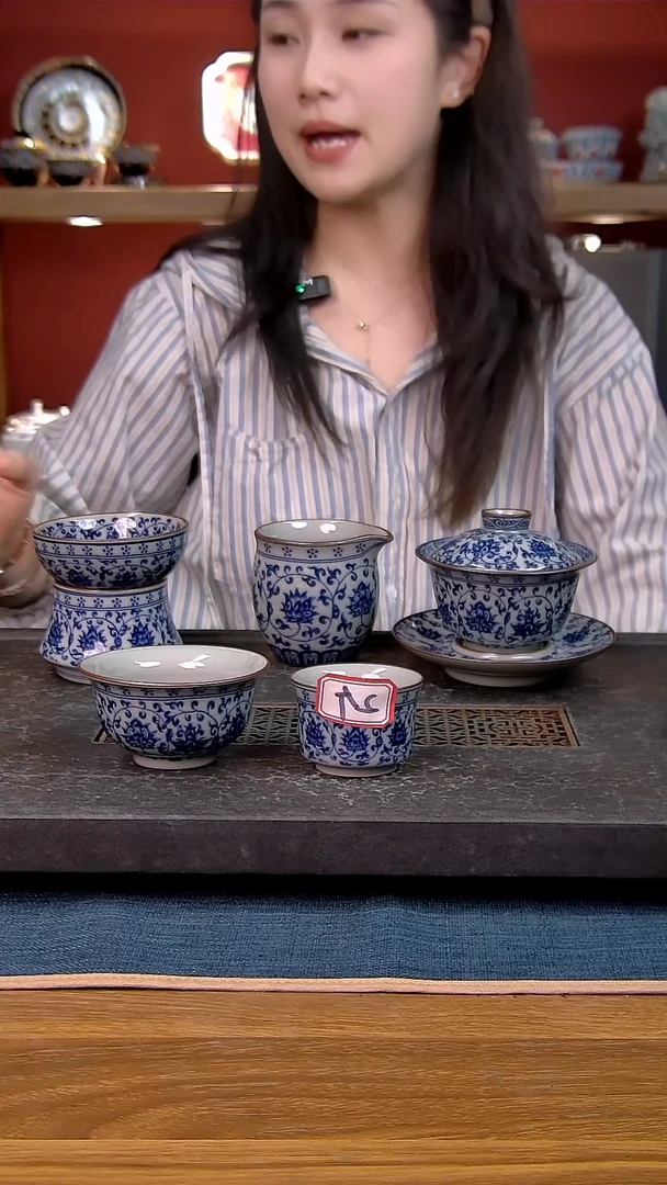 简装家用款6件套 老陶泥开片纹陶瓷茶具