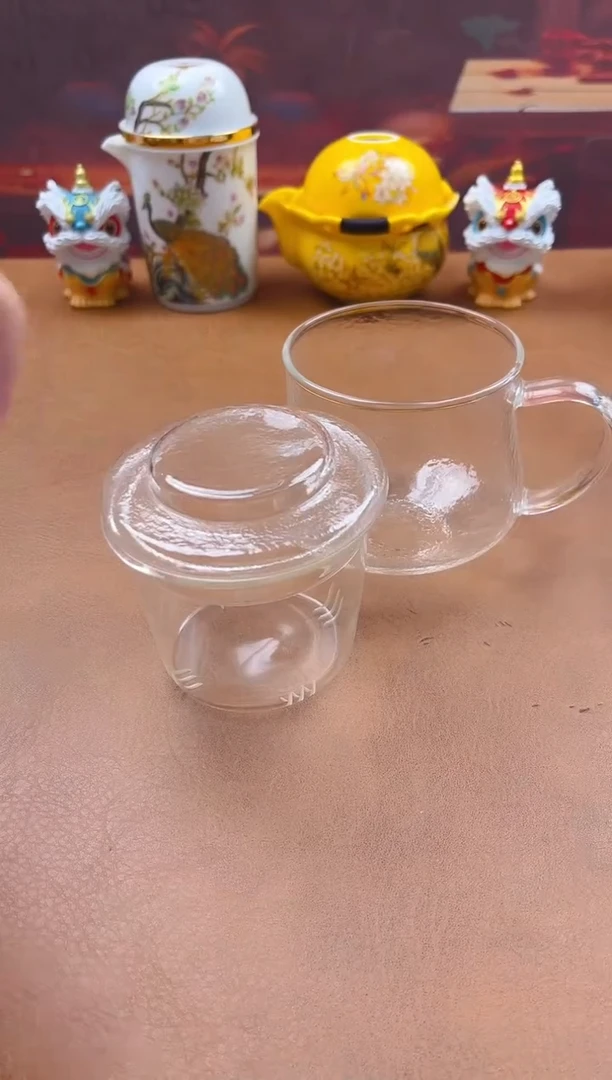 陶瓷茶具摆件旅行套组