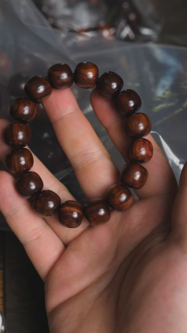 海南黄花梨桶珠13*14