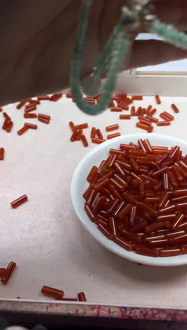 【闪购商品】南红玛瑙颈饰未镶嵌w2096南红管珠13*4mm*10颗