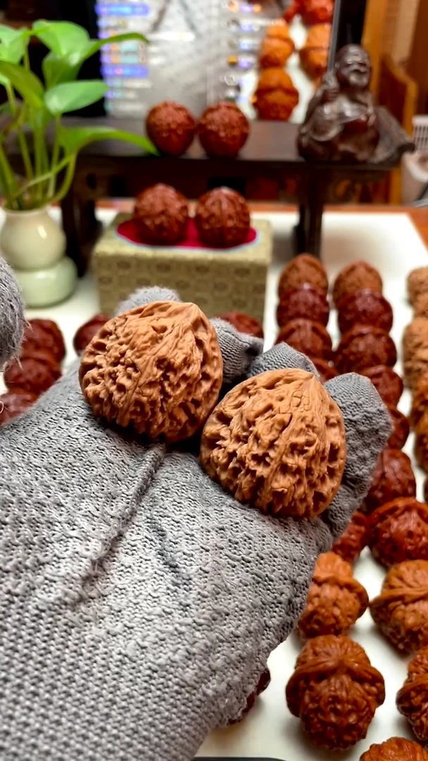 吊坠文玩核桃南將石麻核桃 规格41